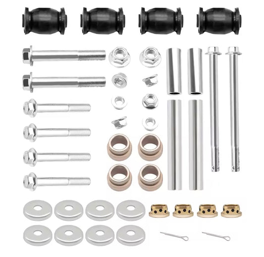 King Pin& Spindle & Front & Lower Arm Repair Kit &Bushing Kit for Golf Cart Yamaha G&E G22 G29