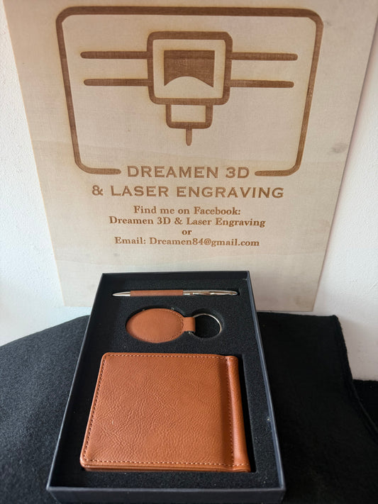 Leatherette Gift Set