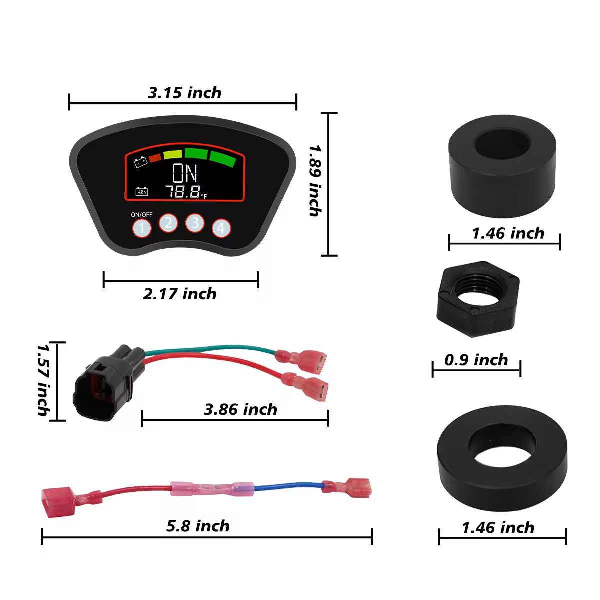 One click start for EZGO, Club Car and Yamaha Golf Carts