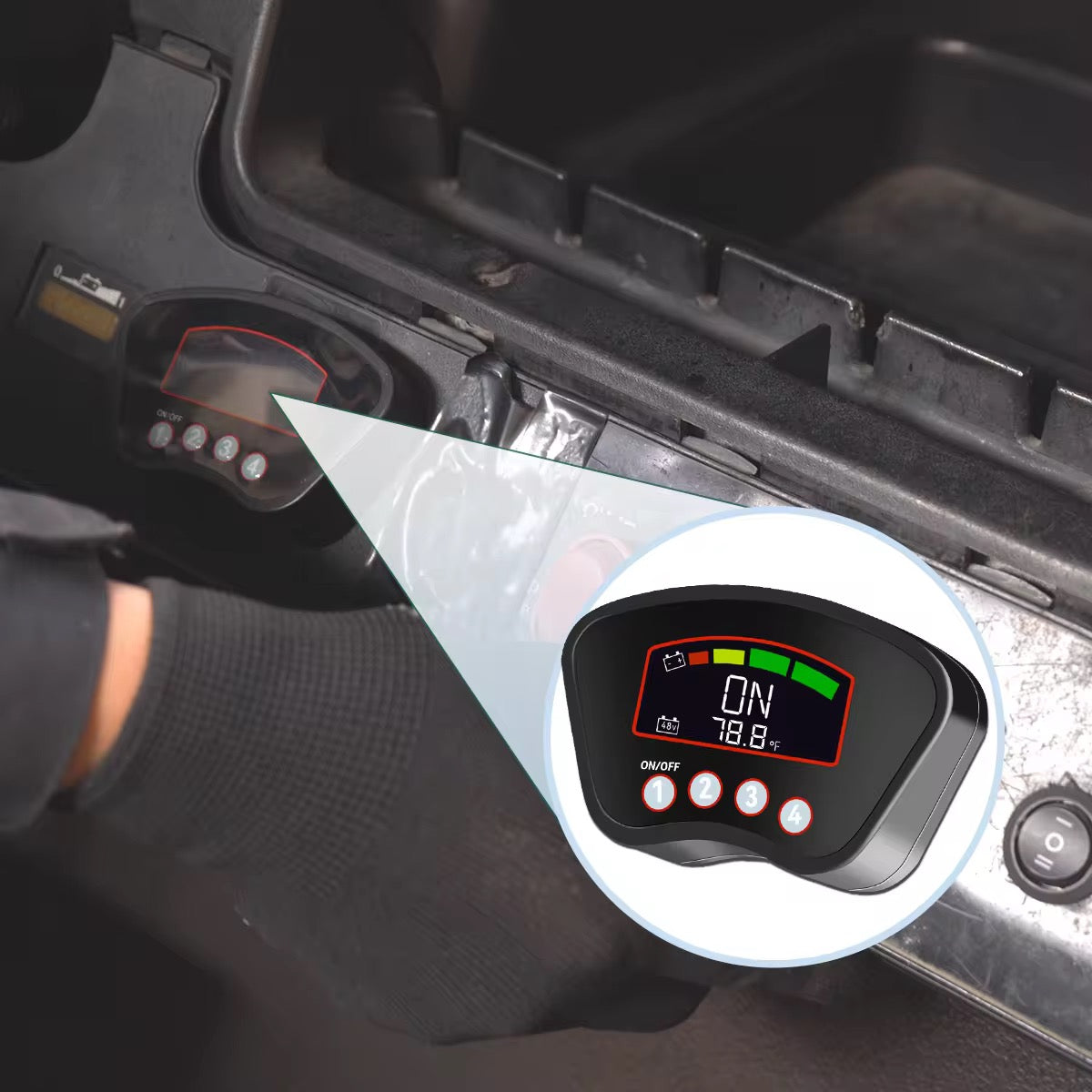 One click start for EZGO, Club Car and Yamaha Golf Carts