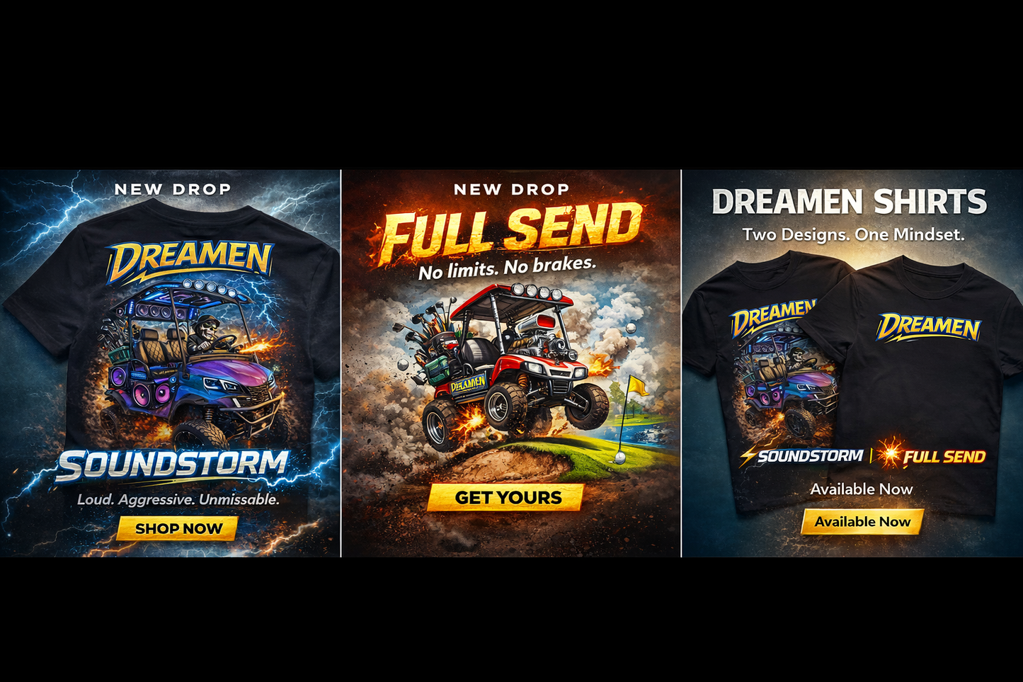 Dreamen Designed “Full Send” Tshirt