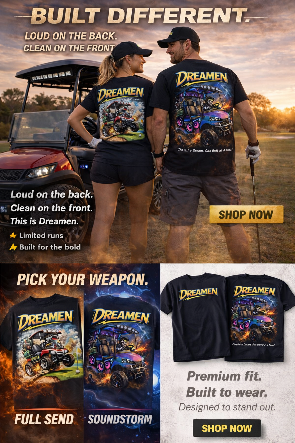 Dreamen Designed “Soundstorm” Tshirt
