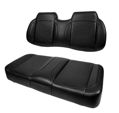 MadJax Aspen Front Seat Cushions - EZGO TXT/RXV - Black