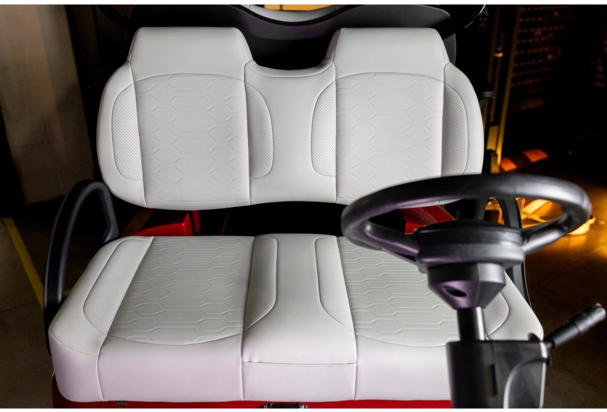 MadJax Aspen Front Seat Cushions - EZGO TXT/RXV - Black